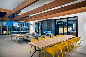 Patio lounge with ping pong & bbq grills